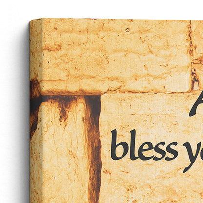 Priestly Blessing Western Wall Jerusalem Canvas Wall Art - Gallery Wrapped Canvas Art