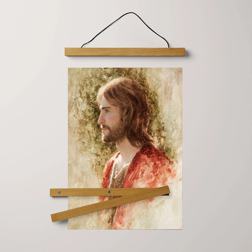 Prince Of Peace_7544 Hanging Canvas Wall Art - Jesus Picture - Jesus Portrait Canvas - Religious Canvas