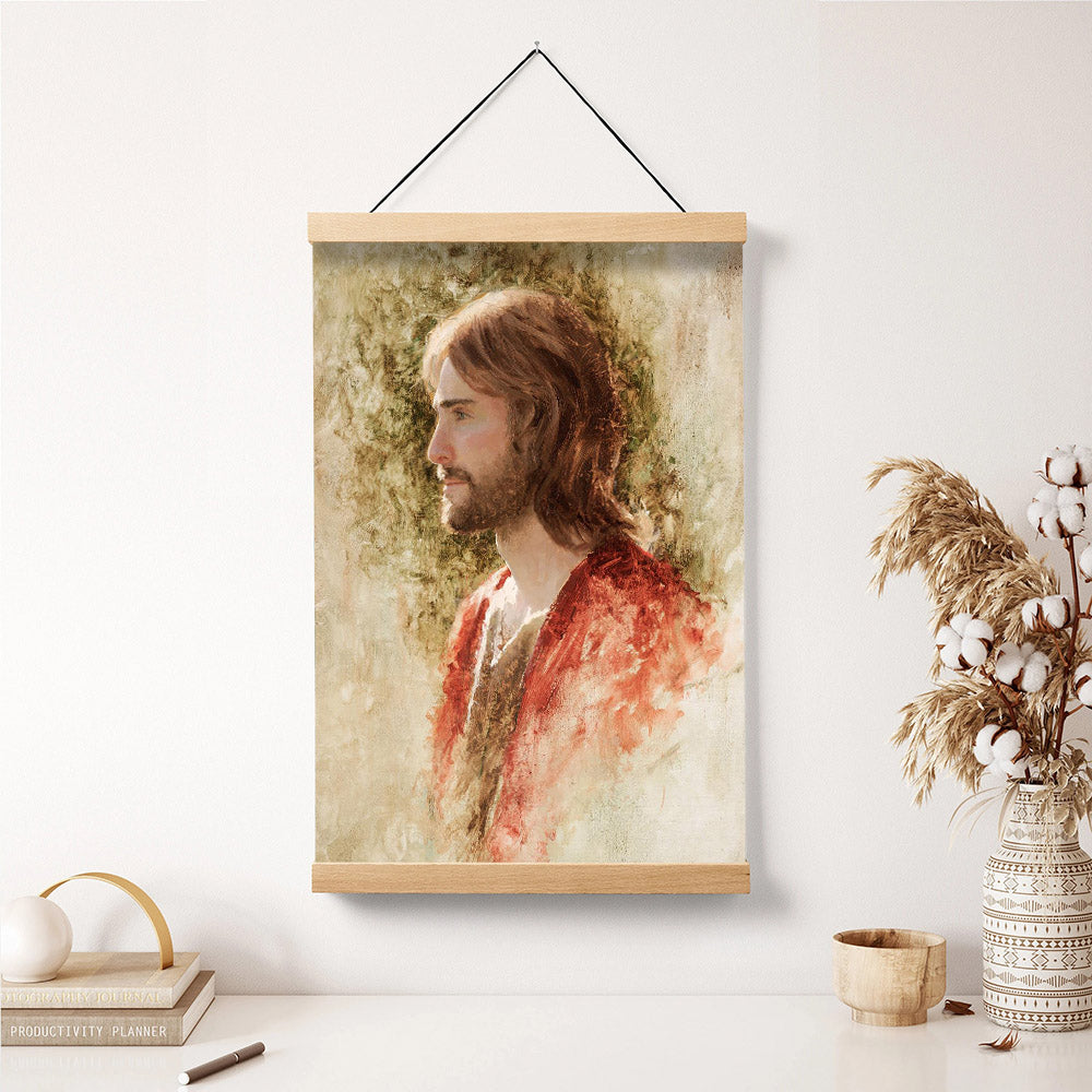 Prince Of Peace_7544 Hanging Canvas Wall Art - Jesus Picture - Jesus Portrait Canvas - Religious Canvas
