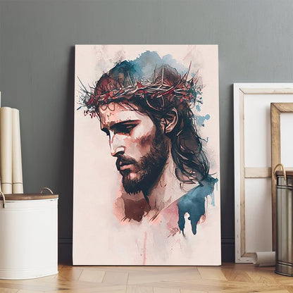 Prortrait jesus - Jesus Canvas Art - Christian Wall Canvas