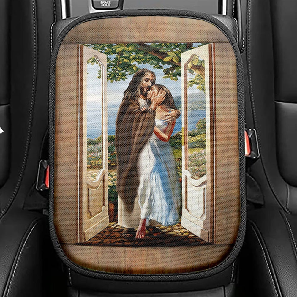 Protect Yourself Live & Love Seat Box Cover, Live By The Sun Love By The Moon Christian Car Interior Accessories
