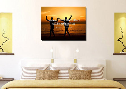 Proverbs 1125 Canvas Wall Art Print S - Christian Canvas Wall Art