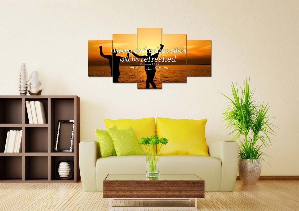 Proverbs 1125 Canvas Wall Art Print S - Christian Canvas Wall Art