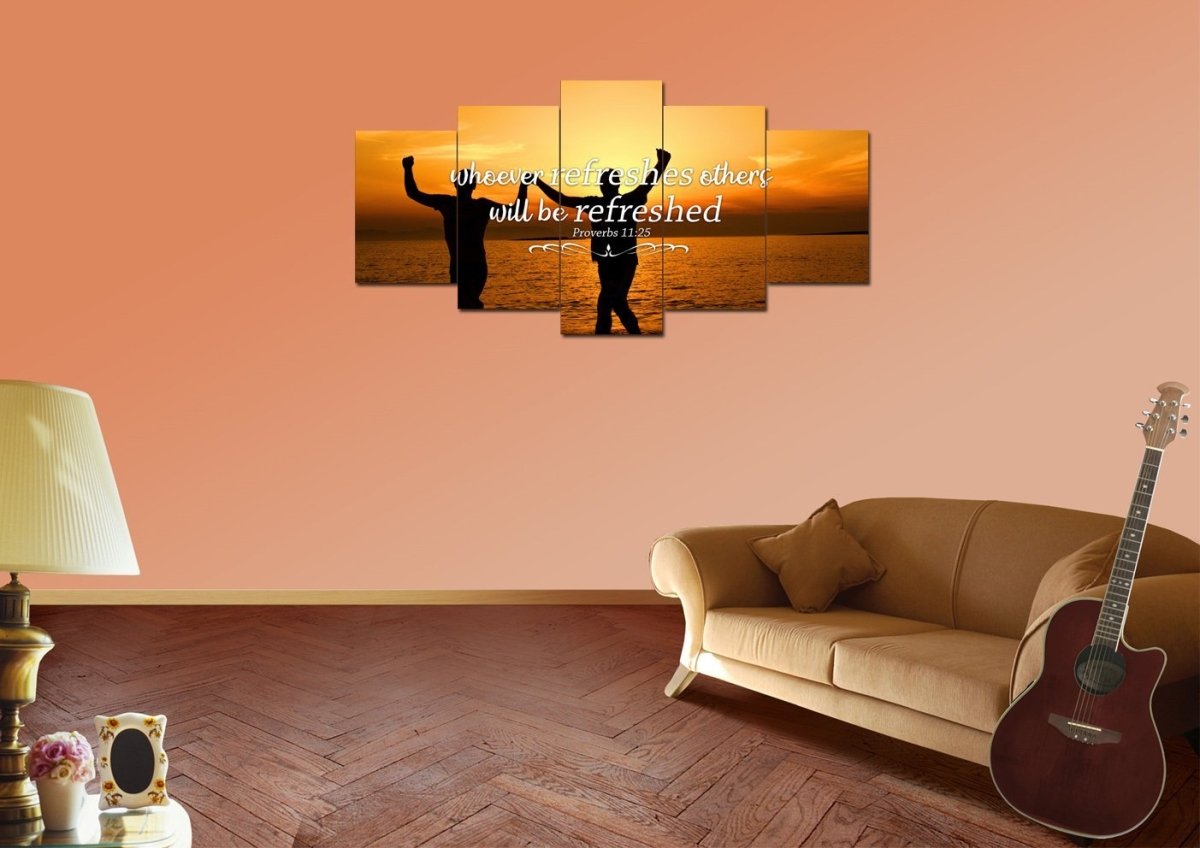 Proverbs 1125 Canvas Wall Art Print S - Christian Canvas Wall Art