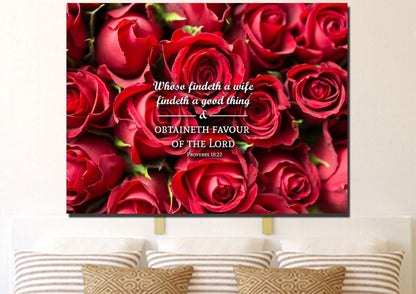 Proverbs 1822 Canvas Wall Art Print - Christian Canvas Wall Art