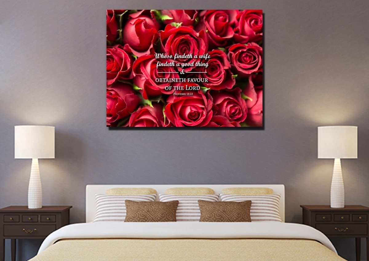 Proverbs 1822 Canvas Wall Art Print - Christian Canvas Wall Art