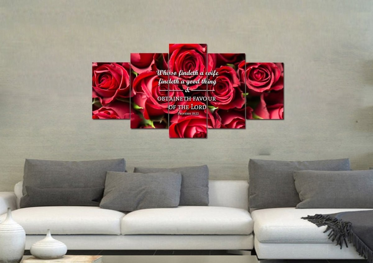 Proverbs 1822 Canvas Wall Art Print - Christian Canvas Wall Art