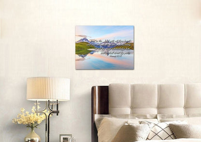 Proverbs 35-6 #14 Kjv 'Trust In The Lord' Christian Scripture Wall Art Canvas - Christian Canvas Wall Art