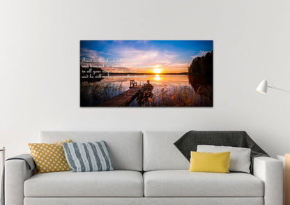 Proverbs 35-6 #15 Niv Trust In The Lord Bible Verse Canvas Wall Art - Christian Canvas Wall Art