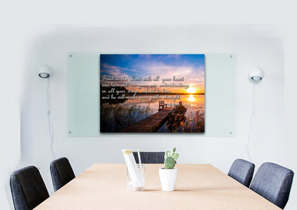 Proverbs 35-6 #15 Niv Trust In The Lord Bible Verse Canvas Wall Art - Christian Canvas Wall Art