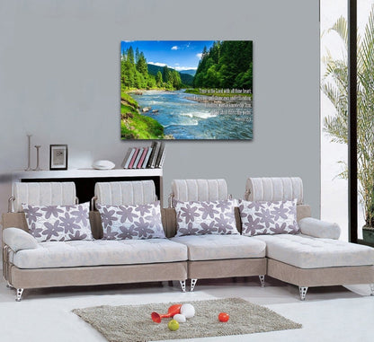 Proverbs 35-6 #18 Kjv 'Trust In The Lord' Christian Scripture Wall Art Canvas - Christian Canvas Wall Art