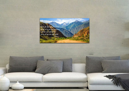 Proverbs 35-6 #21 'Trust In The Lord With All Your Heart' Bible Verse Canvas Wall Art - Christian Canvas Wall Art