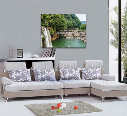 Proverbs 35-6 #25 'Trust In The Lord With All Thine Heart' Christian Scripture Wall Art Canvas - Christian Canvas Wall Art