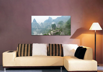 Proverbs 35-6 #26 'Trust In The Lord With All Thine Heart' Christian Scripture Wall Art Canvas - Christian Canvas Wall Art