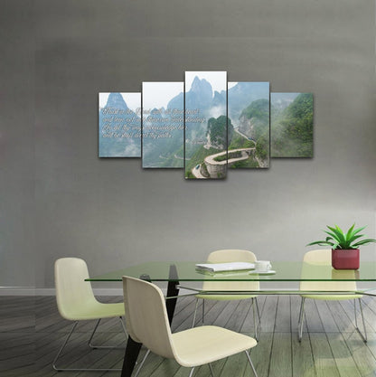 Proverbs 35-6 #26 'Trust In The Lord With All Thine Heart' Christian Scripture Wall Art Canvas - Christian Canvas Wall Art