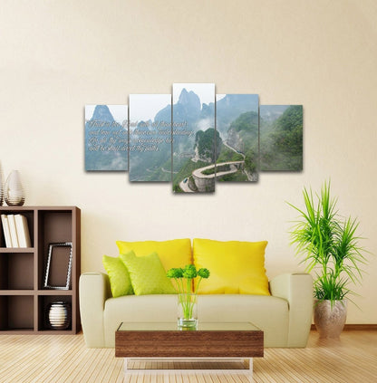 Proverbs 35-6 #26 'Trust In The Lord With All Thine Heart' Christian Scripture Wall Art Canvas - Christian Canvas Wall Art