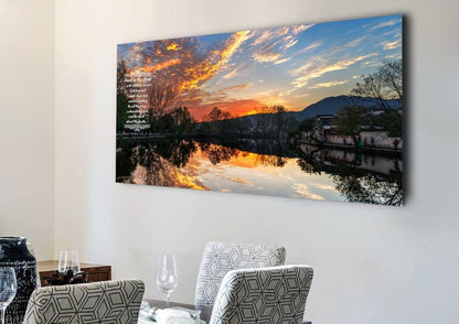 Proverbs 35-6 #47 Kjv 'Trust In The Lord With All Thine Heart' Christian Scripture Wall Art Canvas - Christian Canvas Wall Art