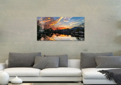 Proverbs 35-6 #47 Kjv 'Trust In The Lord With All Thine Heart' Christian Scripture Wall Art Canvas - Christian Canvas Wall Art