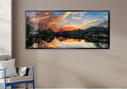 Proverbs 35-6 #47 Kjv 'Trust In The Lord With All Thine Heart' Christian Scripture Wall Art Canvas - Christian Canvas Wall Art