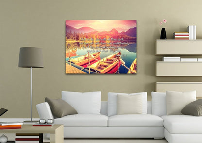 Proverbs 35-6 #5 Kjv 'Trust In The Lord' Christian Scripture Wall Art Canvas - Christian Canvas Wall Art