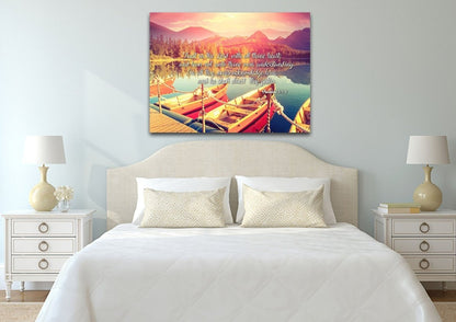 Proverbs 35-6 #5 Kjv 'Trust In The Lord' Christian Scripture Wall Art Canvas - Christian Canvas Wall Art