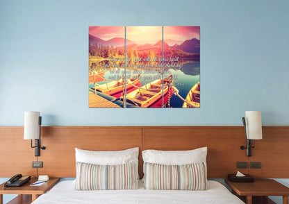 Proverbs 35-6 #5 Niv Trust In The Lord Christian Scripture Wall Art Canvas - Christian Canvas Wall Art