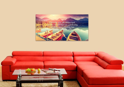 Proverbs 35-6 #5 Niv Trust In The Lord Christian Scripture Wall Art Canvas - Christian Canvas Wall Art