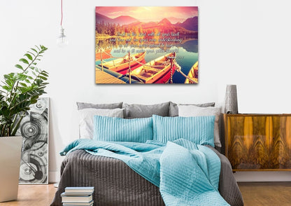 Proverbs 35-6 #5 Niv Trust In The Lord Christian Scripture Wall Art Canvas - Christian Canvas Wall Art