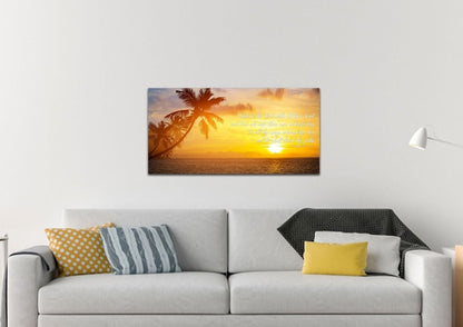 Proverbs 35-6 #7 Kjv 'Trust In The Lord' Christian Scripture Wall Art Canvas - Christian Canvas Wall Art