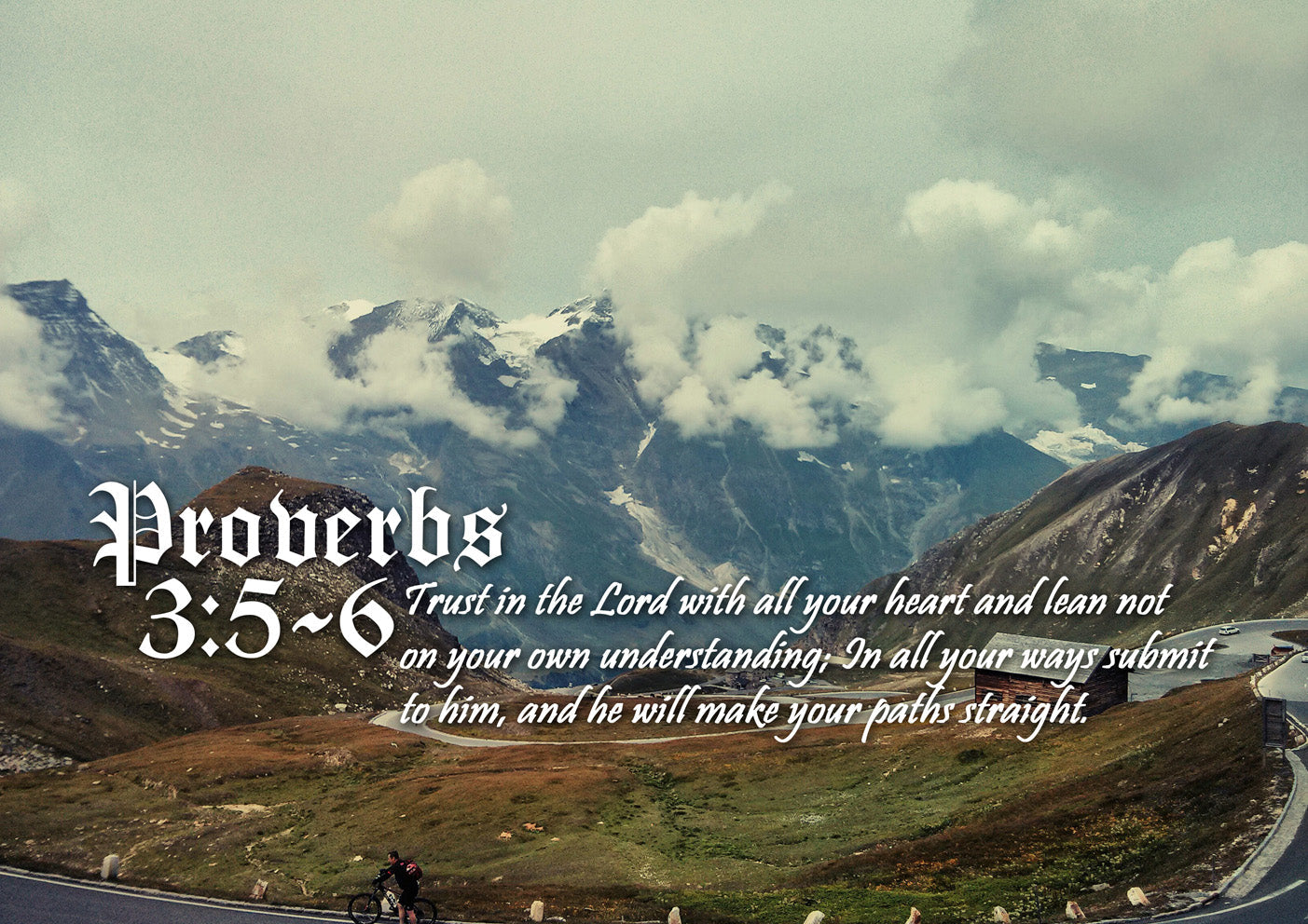Proverbs 35-6 Niv #52 Bible Verse Canvas Wall Art - Christian Canvas Wall Art