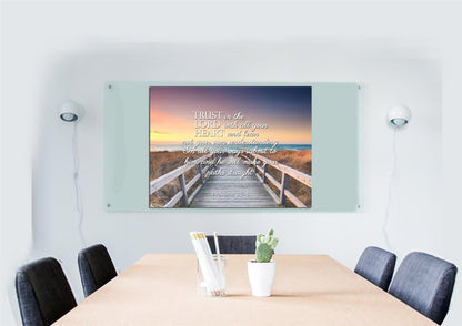 Proverbs 35-6 Niv In All Your Ways Submit To Him Bible Verse Wall Art Canvas - Christian Canvas Wall Art