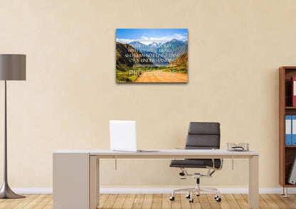 Proverbs 35 #3 Kjv Trust In The Lord With All Thine Heart Bible Verse Wall Art Canvas - Christian Canvas Wall Art