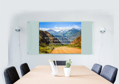 Proverbs 35 #3 Kjv Trust In The Lord With All Thine Heart Bible Verse Wall Art Canvas - Christian Canvas Wall Art