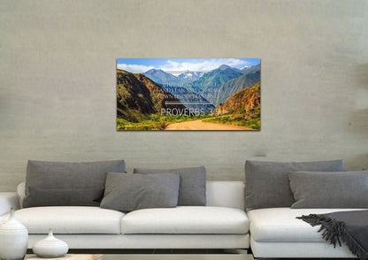 Proverbs 35 #3 Niv Trust In The Lord Bible Verse Wall Art Canvas - Christian Canvas Wall Art