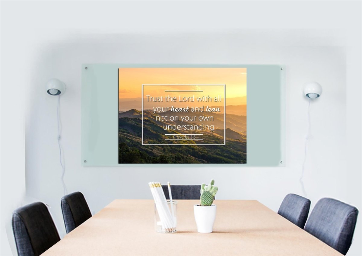 Proverbs 35 #7 Niv Trust In The Lord Bible Verse Wall Art Canvas - Christian Canvas Wall Art