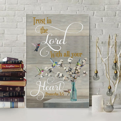 Proverbs 35 Hummingbird Scripture Christian Canvas Art - Bible Verse Canvas - Scripture Wall Art