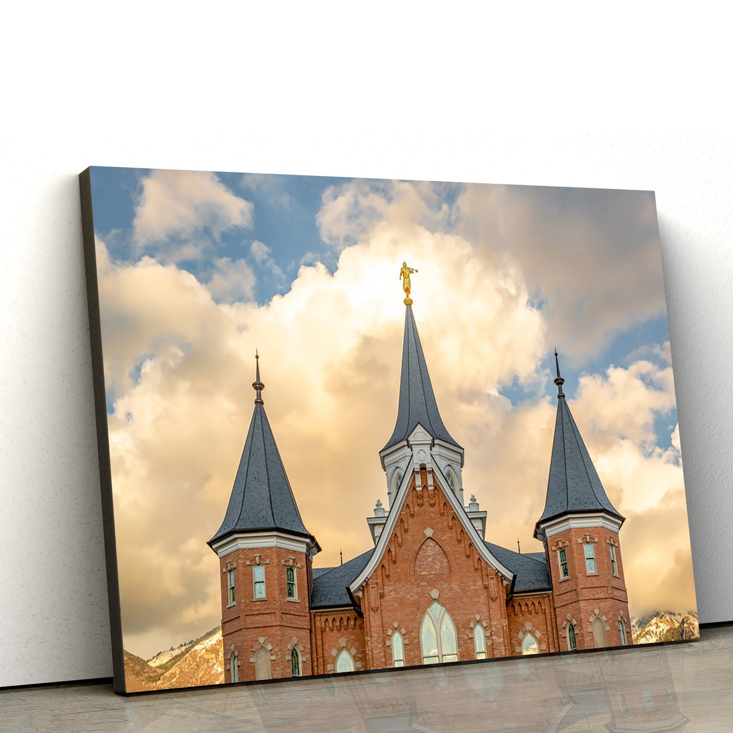 Provo City Center Temple Proclaim His Truth Canvas Wall Art - Jesus Christ Picture - Canvas Christian Wall Art