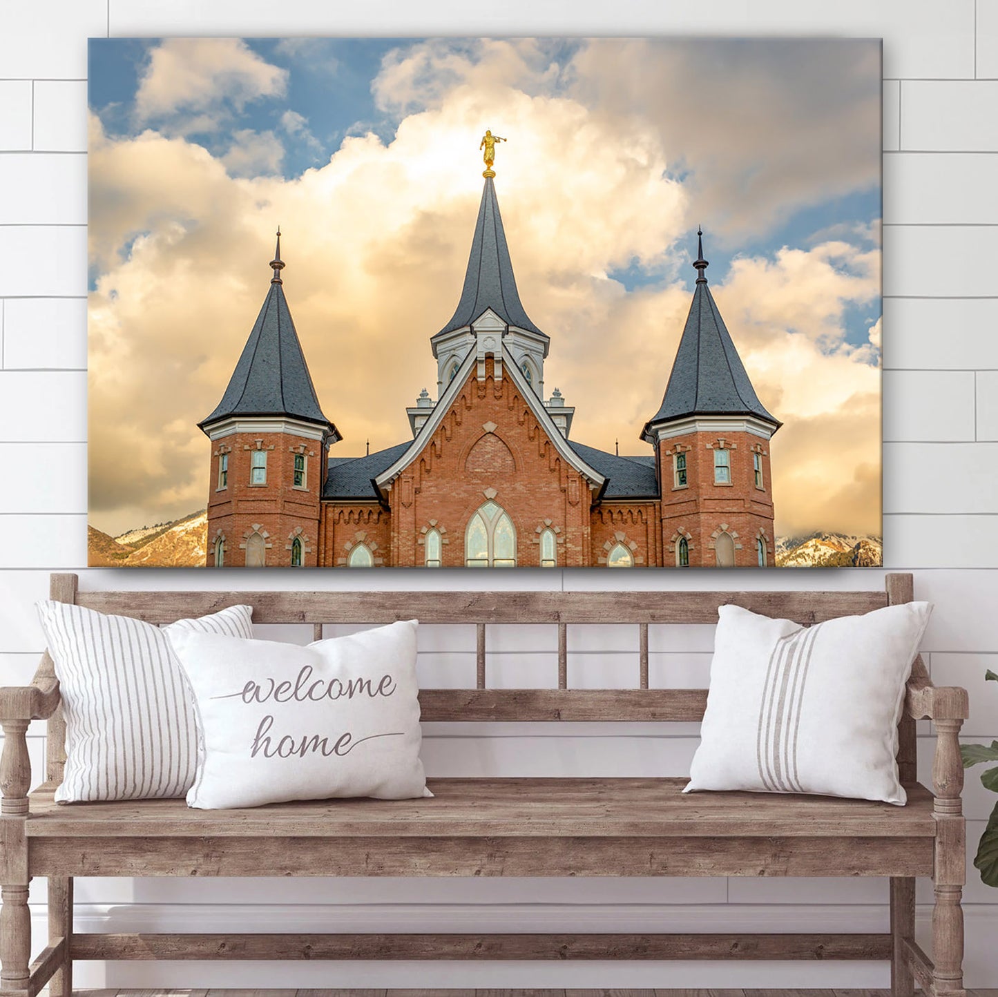 Provo City Center Temple Proclaim His Truth Canvas Wall Art - Jesus Christ Picture - Canvas Christian Wall Art