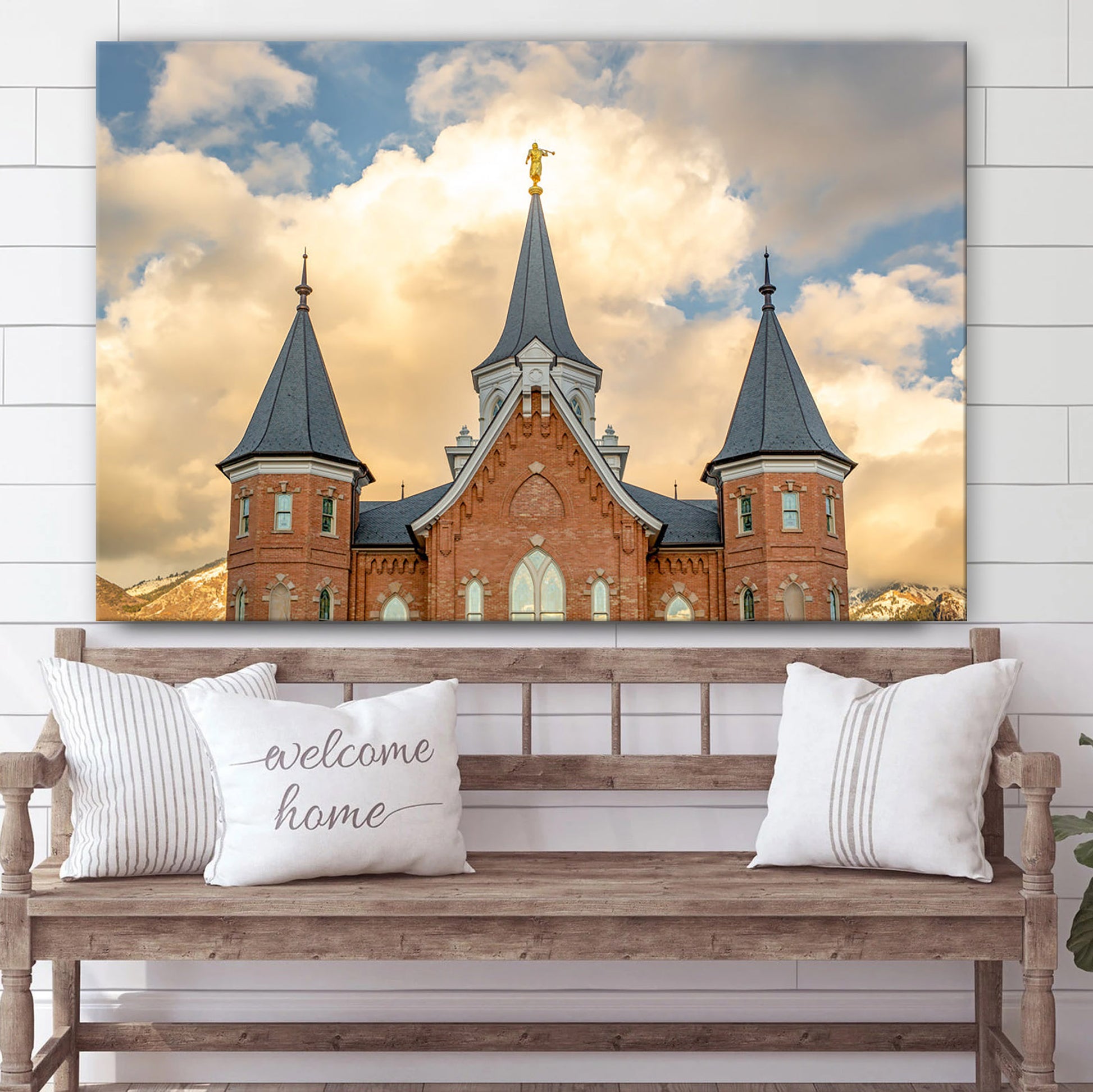 Provo City Center Temple Proclaim His Truth Canvas Wall Art - Jesus Christ Picture - Canvas Christian Wall Art