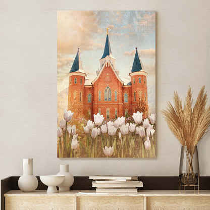 Provo City Center Temple Purified Canvas Pictures - Jesus Canvas Art - Christian Wall Art