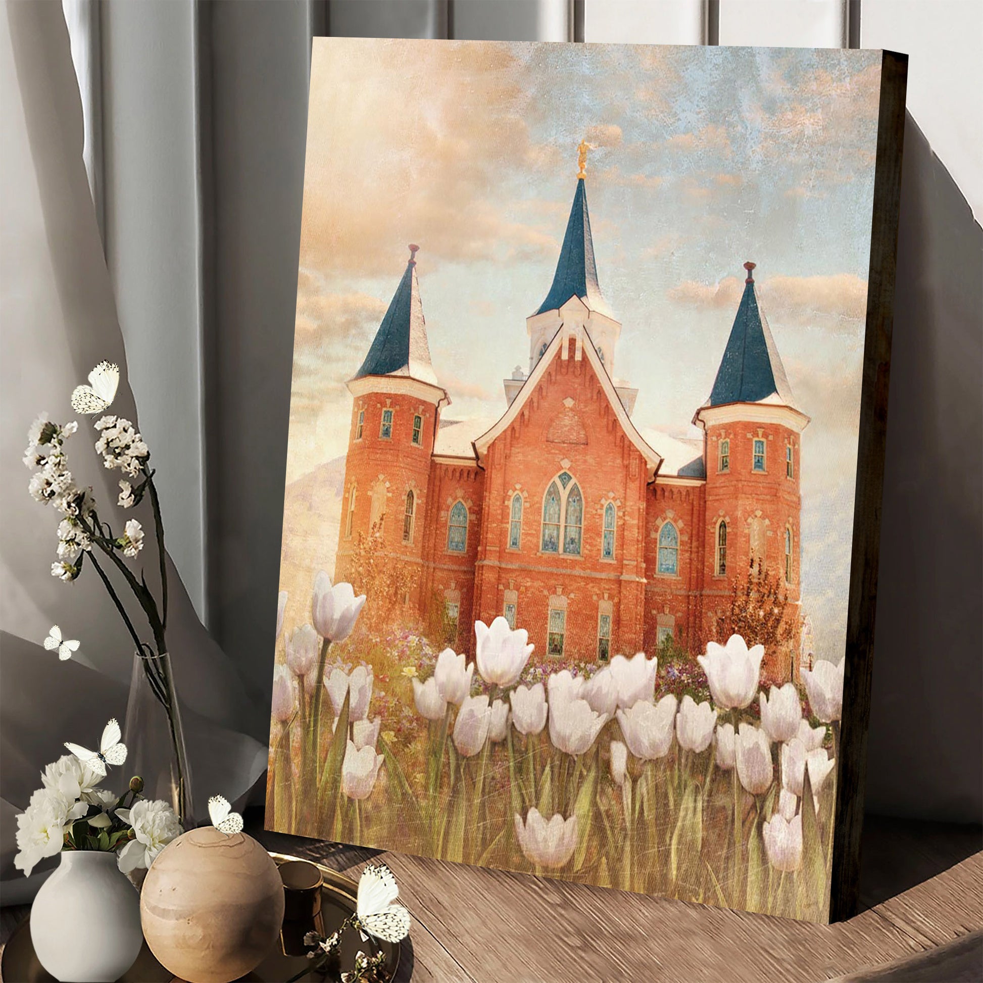 Provo City Center Temple Purified Canvas Pictures - Jesus Canvas Art - Christian Wall Art