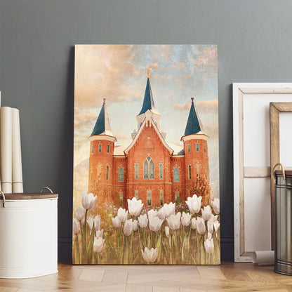 Provo City Center Temple Purified Canvas Pictures - Jesus Canvas Art - Christian Wall Art