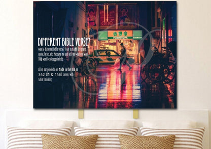 Psalm 119105 Thy Word Is A Lamp Unto My Feet Canvas Wall Art Print - Christian Canvas Wall Art