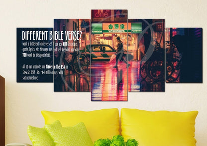 Psalm 119105 Thy Word Is A Lamp Unto My Feet Canvas Wall Art Print - Christian Canvas Wall Art