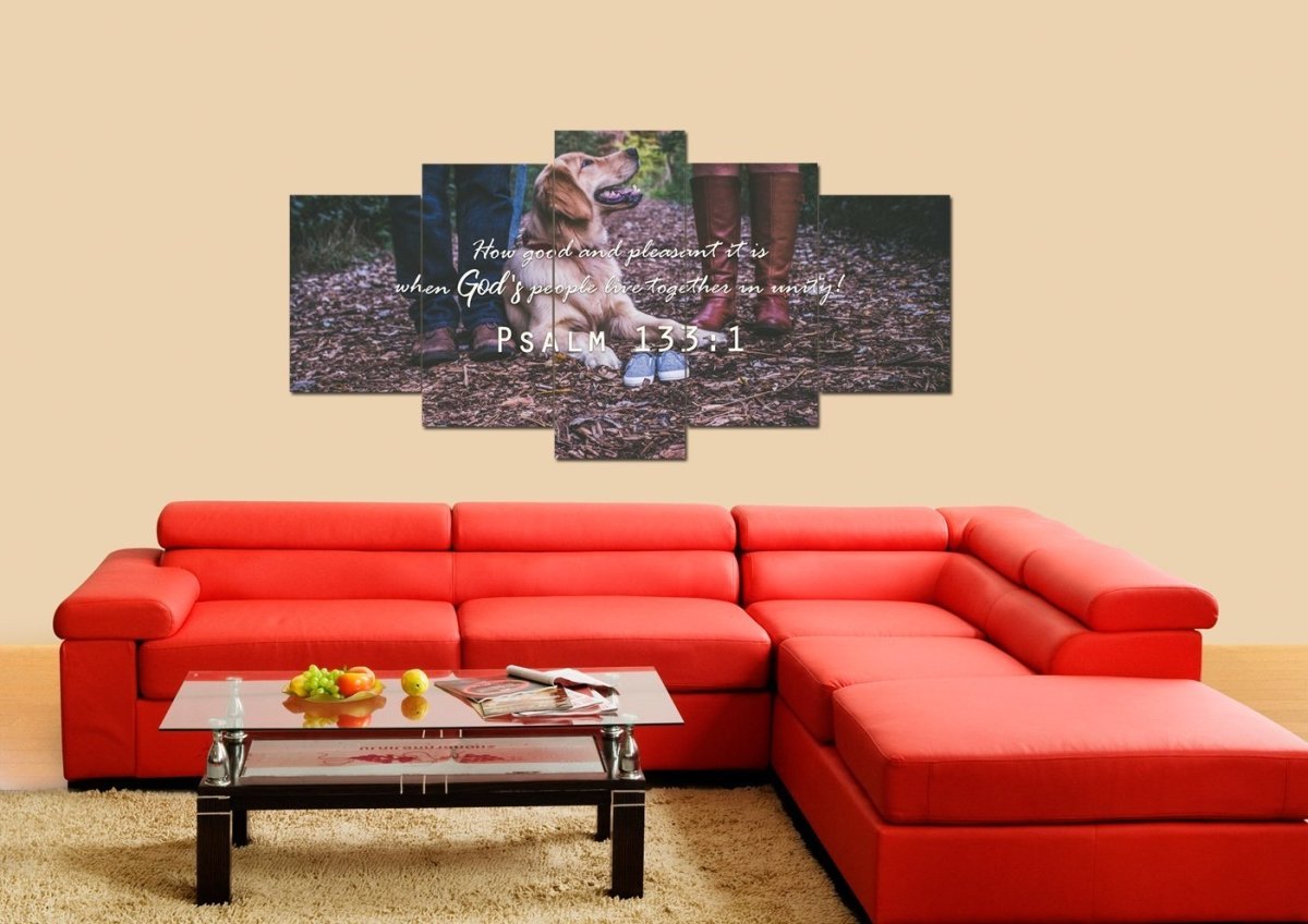 Psalm 1331 Canvas Wall Art Print - Christian Canvas Wall Art