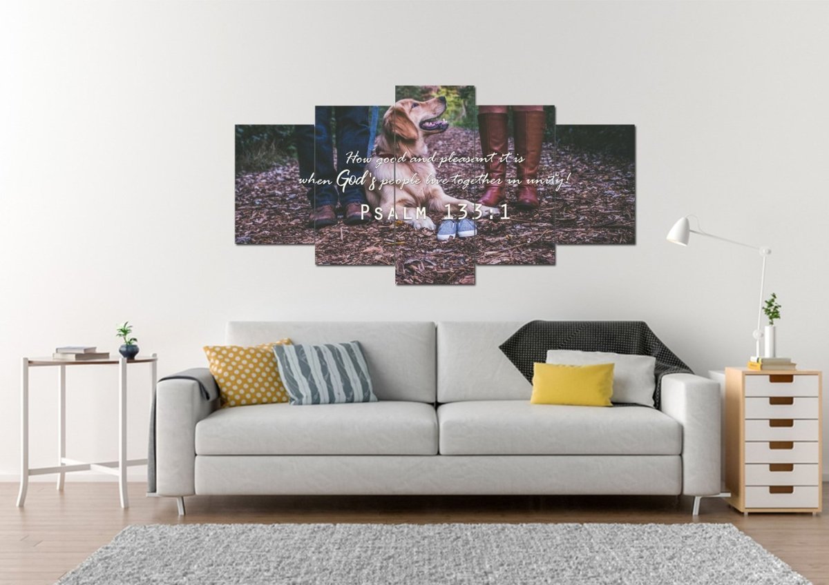 Psalm 1331 Canvas Wall Art Print - Christian Canvas Wall Art