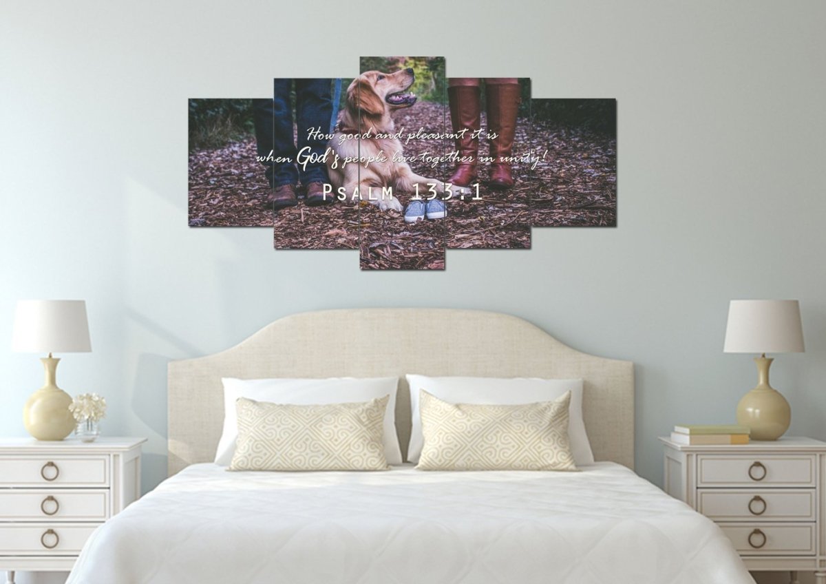 Psalm 1331 Canvas Wall Art Print - Christian Canvas Wall Art