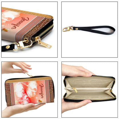 Psalm 13914 Scripture Gifts For Christ Women I Am Fearfully And Wonderfully Made Clutch Purse For Women - Personalized Name