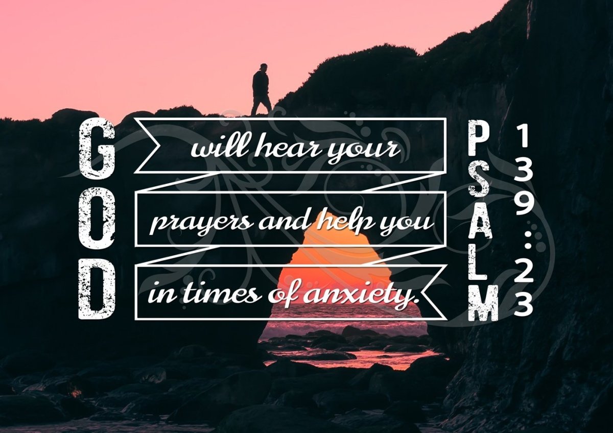 Psalm 13923 Canvas Wall Art Print - Christian Canvas Wall Art