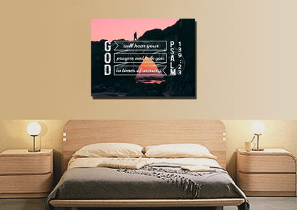 Psalm 13923 Canvas Wall Art Print - Christian Canvas Wall Art